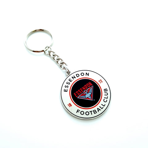 Essendon Bombers Round Logo Keyring