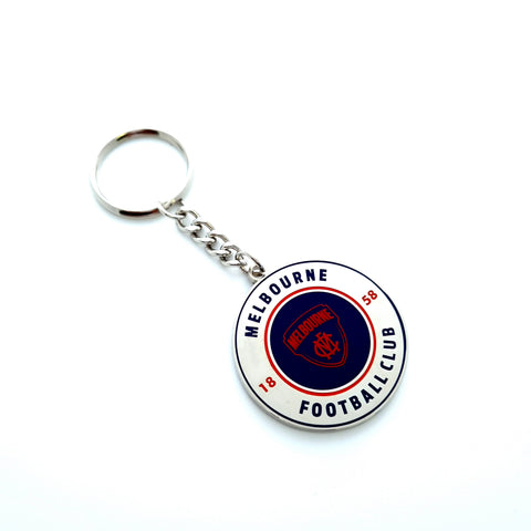 Melbourne Demons Round Logo Keyring