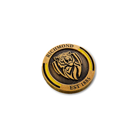 Richmond Tigers Round Logo Lapel Pin Badge