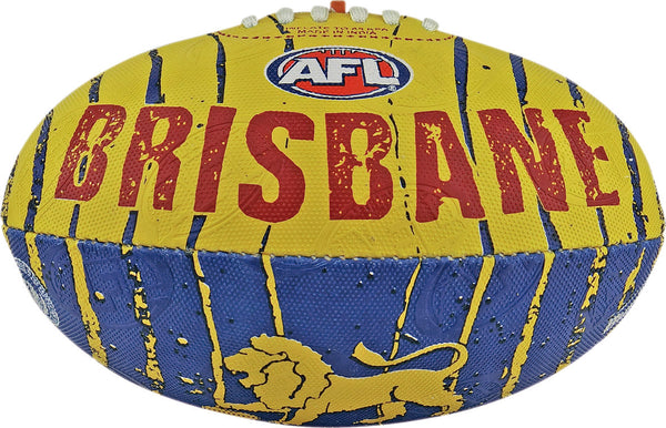 Brisbane Lions Stinger Size 2 Synthetic Football