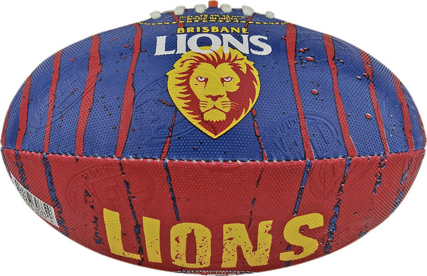 Brisbane Lions Stinger Size 2 Synthetic Football