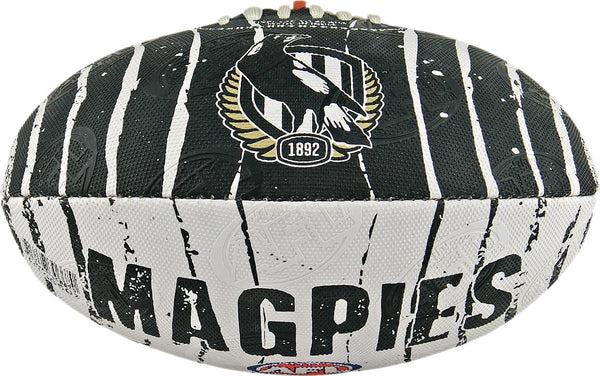 Collingwood Magpies Stinger Size 2 Synthetic Football