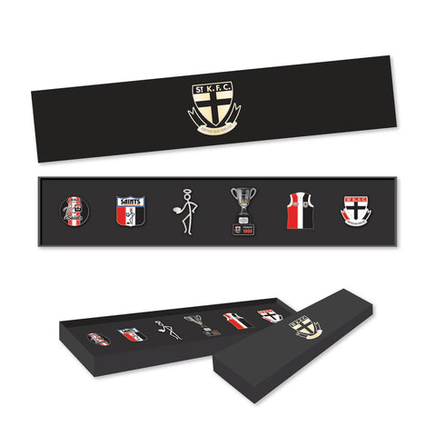 St Kilda Saints Evolution Lapel Pin Badge Collectors Set