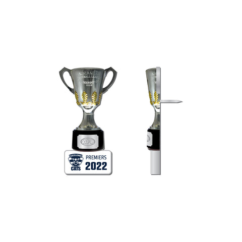 Geelong Cats 2022 Premiers Premiership 3D Trophy Pin