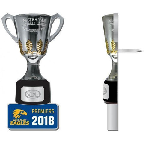 West Coast Eagles 2018 Premiers 3D Trophy Pin