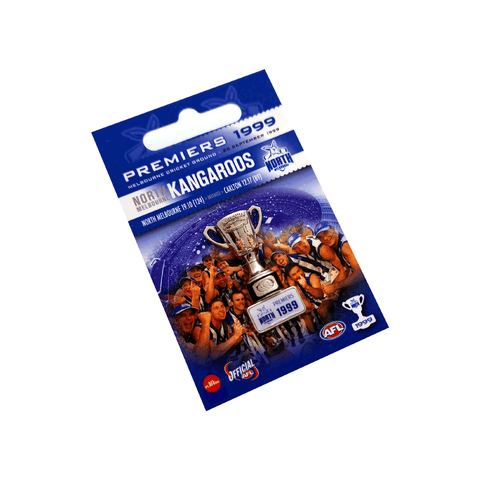 North Melbourne Kangaroos 1999 Premiers 3D Trophy Lapel Pin