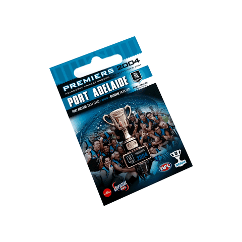 Port Adelaide Power 2004 Premiers 3D Trophy Lapel Pin