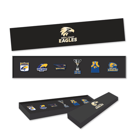 West Coast Eagles Evolution Lapel Pin Badge Collectors Set