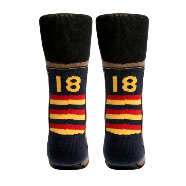 Adelaide Crows Eddie Betts Nerd Player Socks