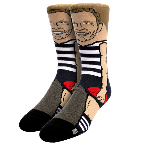 Geelong Cats Joel Selwood Nerd Player Socks