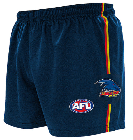 Adelaide Crows Boys Youths Replica Playing Baggy Footy Shorts