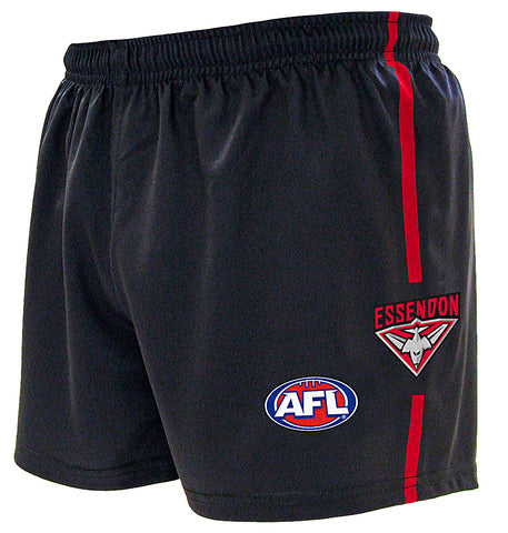 Essendon Bombers Boys Youths Replica Playing Baggy Footy Shorts