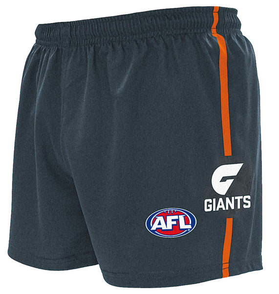 Greater Western Sydney GWS Giants Mens Replica Playing Baggy Footy Shorts