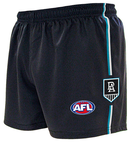 Port Adelaide Power Boys Youths Replica Playing Baggy Footy Shorts