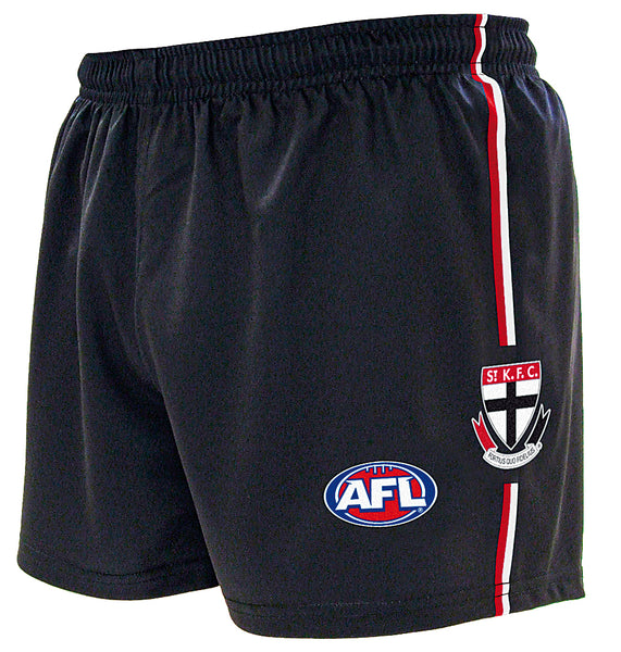 St Kilda Saints Boys Youths Replica Playing Baggy Footy Shorts
