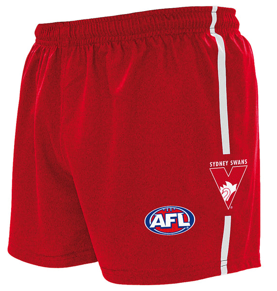Sydney Swans Boys Youths Replica Playing Baggy Footy Shorts