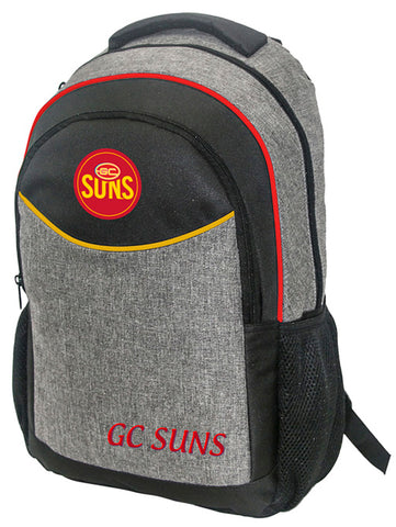 Gold Coast Suns Stealth School Backpack Bag