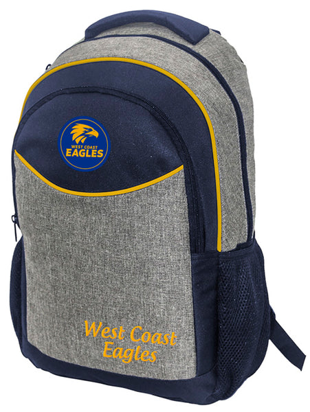 West Coast Eagles Stealth School Backpack Bag