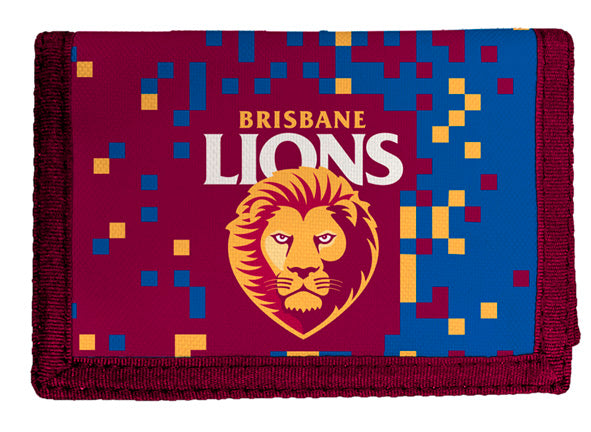 Brisbane Lions Velcro Wallet