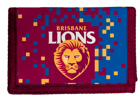 Brisbane Lions Velcro Wallet