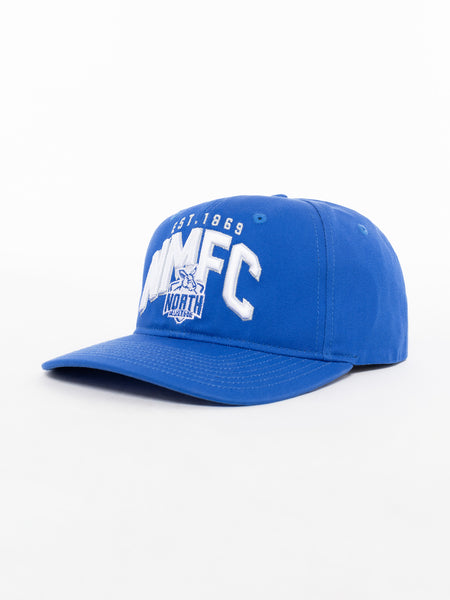 North Melbourne Kangaroos Mens Adults Arch Wordmark Cap
