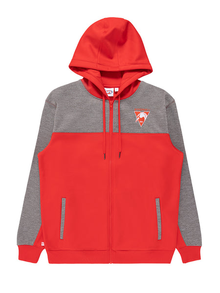 Sydney Swans Mens Adults Team Performance FZ Hoody
