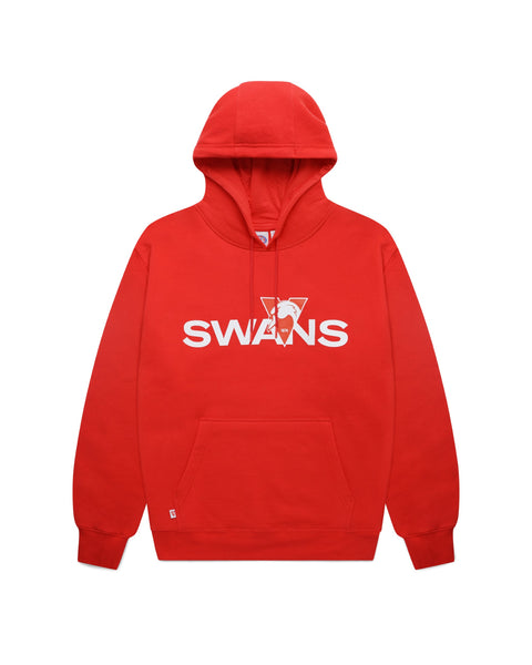 Sydney Swans Mens Adults Team Crest OTH Hoody