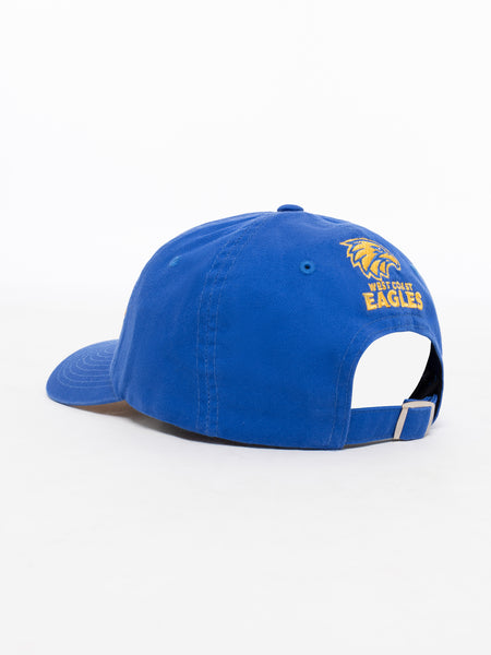 West Coast Eagles Mens Adults Team Script Dad Cap