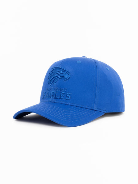 West Coast Eagles Mens Adults Tonal Team Crest Low Pro Cap