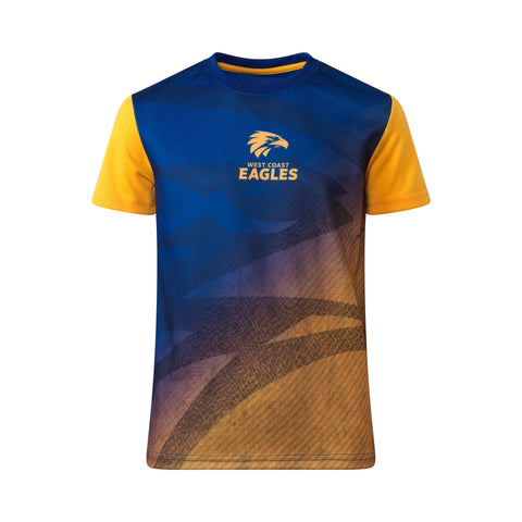 West Coast Eagles Youth Sublimated Sports Mesh Tee