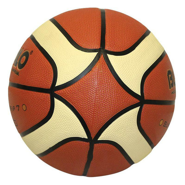 Buffalo Sports Cellular Rubber Super Grip Basketball Brown Cream size 6