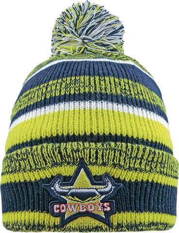 North Queensland Cowboys NRL Dynamo Pom Pom Beanie