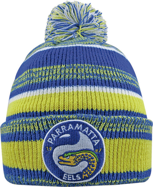 Parramatta Eels NRL Dynamo Pom Pom Beanie
