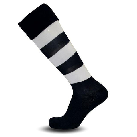 Collingwood Magpies Boys Youths Mens Hoop Football Socks