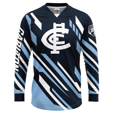 Carlton Blues Mens Adults Blitz MX Jerseys