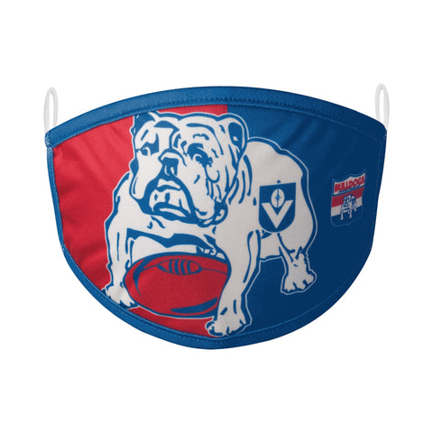 Western Bulldogs Adults AFL Face Masks 2 Pack