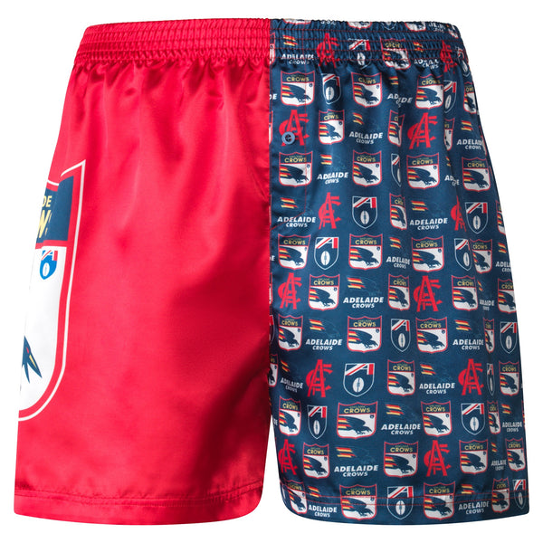 Adelaide Crows Mens Satin Boxer Shorts