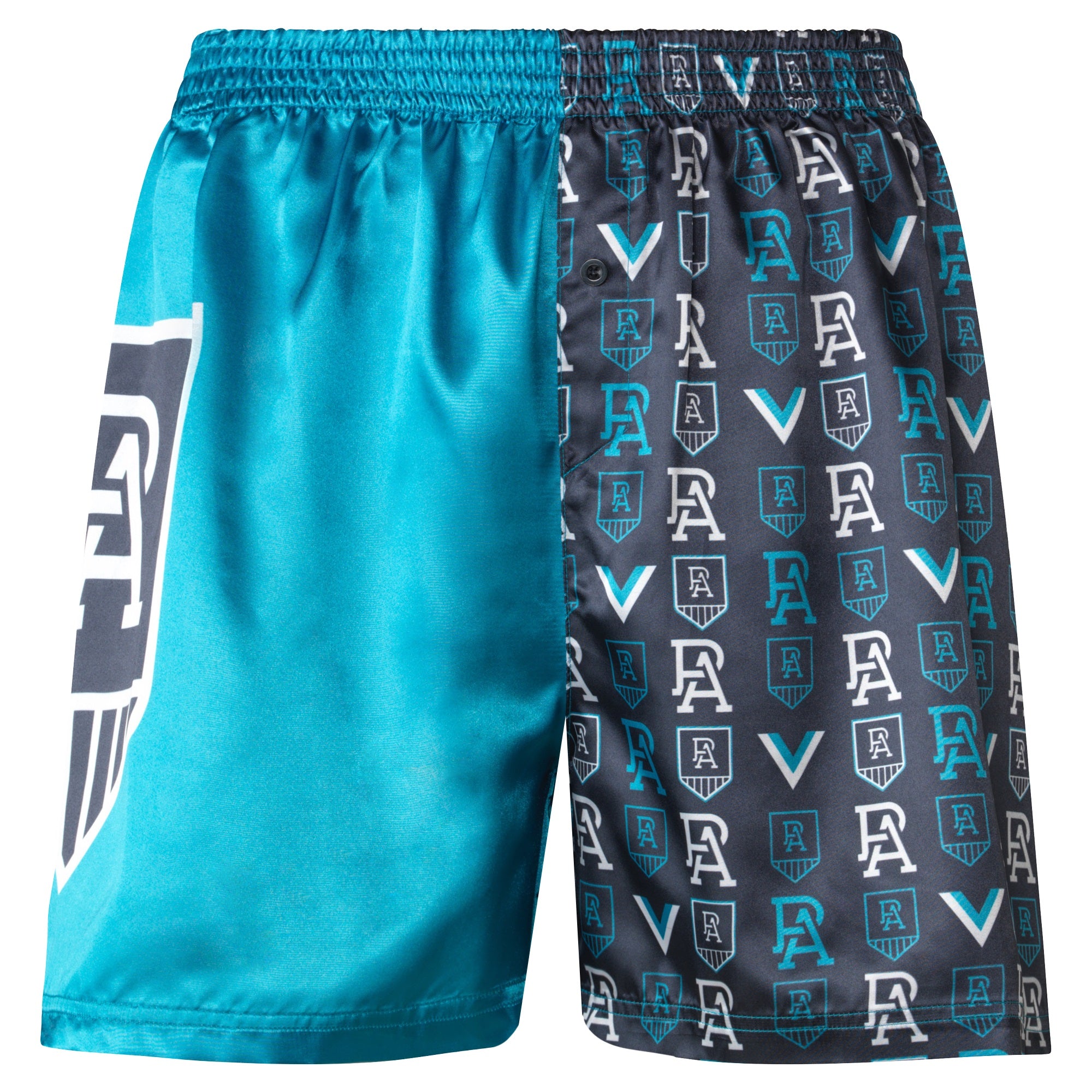 Port Adelaide Power Mens Satin Boxer Shorts