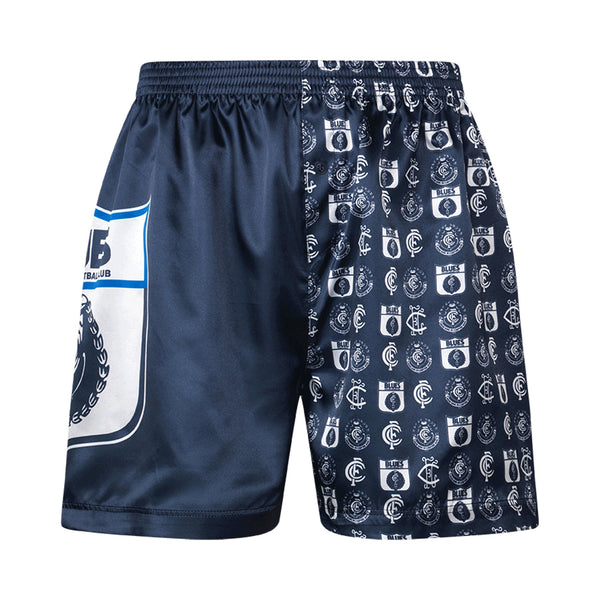 Carlton Blues Mens Adults Retro Satin Boxer Shorts and Socks Gift Pack