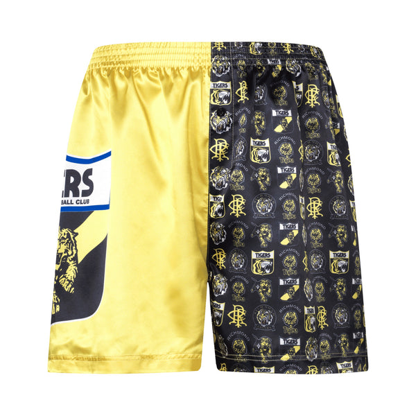 Richmond Tigers Mens Adults Retro Satin Boxer Shorts and Socks Gift Pack