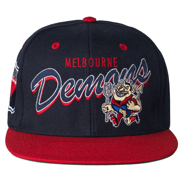 Melbourne Demons Adults Mens Throwback 90s Cap