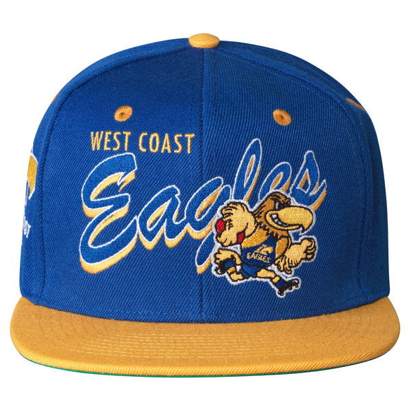 West Coast Eagles Adults Mens Throwback 90s Cap