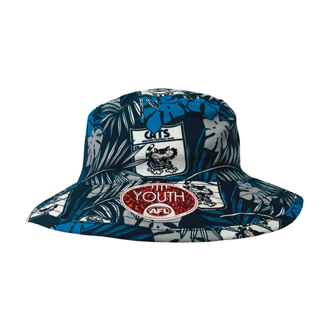 Geelong Cats Boys Youths Tropical Bucket Hat