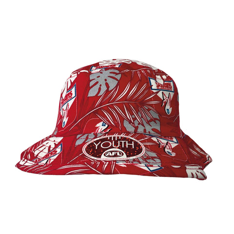 Sydney Swans Boys Youths Tropical Bucket Hat