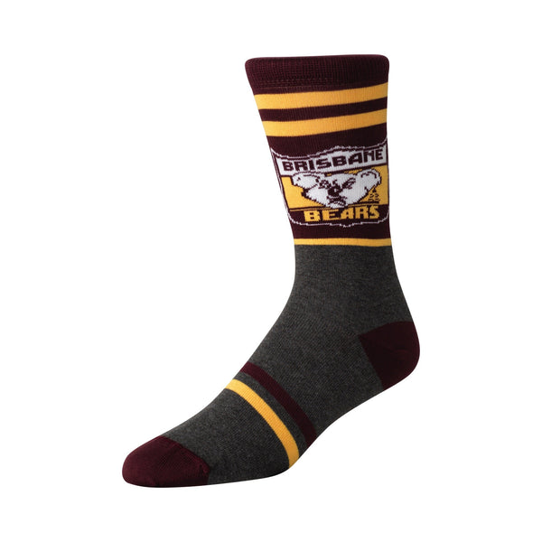 Brisbane Bears Mens Retro Shield Socks