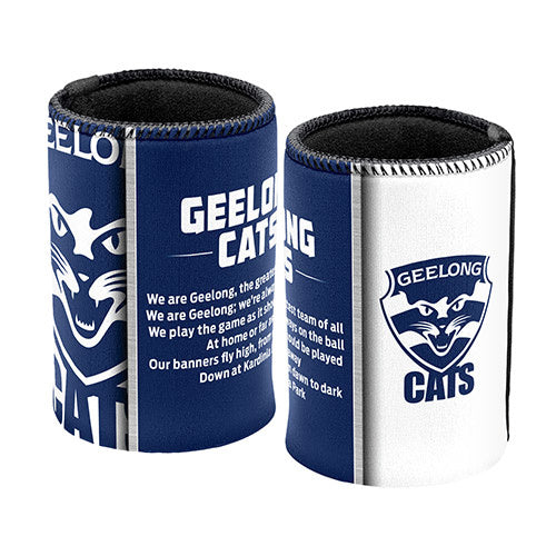 Geelong Cats Team Song Can Cooler Stubby Holder