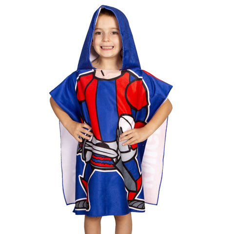 Newcastle Knights NRL Kids Youth Mascot Hooded Towel