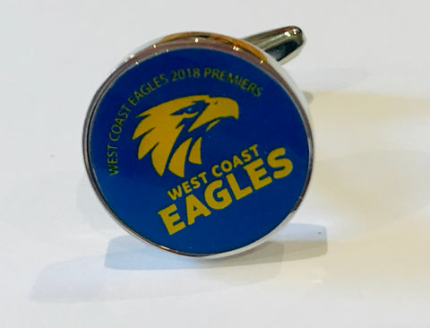 West Coast Eagles 2018 Premiership Premiers Mens Cufflinks