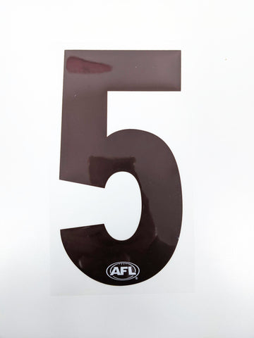 Official AFL Small Brown Jumper Number