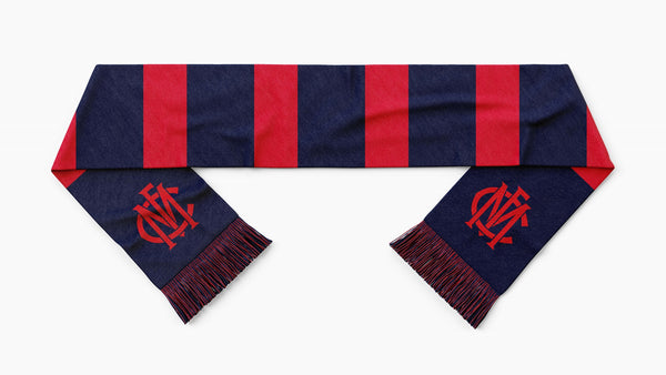 Melbourne Demons Mens Adults Knitted Scarf